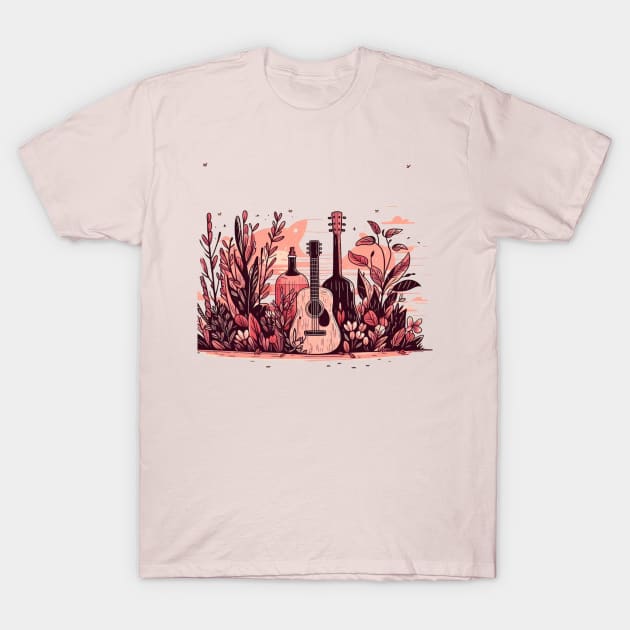 guitar garden T-Shirt by RW Ratcliff Music